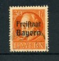 BAVIERA - 1919 - LOTTO/21889 - 30p. ARANCIO USATO