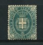 1889 - regno - 5 CENTESIMI VERDE SCURO - LINGUELLATO - LOTTO/15284