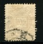 1884/88 - LOTTO/16590 - BRASILE - 100r. CIFRA II° TIPO - USATO