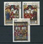 1979 - LOTTO/23205 - LIECHTENSTEIN - VETRATE CON STEMMI 3v. - USATI