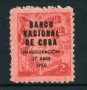 1950 - LOTTO/23650 - CUBA - BANCA NAZIONALE . NUOVO
