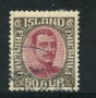 1920 - LOTTO/21096 - ISLANDA - 50 a. GRIGIO LILLA - USATO