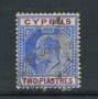 1903 - LOTTO/20602 - CIPRO - 2p. AZZURRO E LILLA - USATO