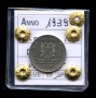 1939 - ALBANIA ITALIANA - LOTTO/M43336 - 0,20 LEK VITTORIO EMANUELE III° - VARIETA'