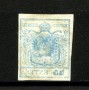 1850 - LOMBARDO VENETO - LOTTO/40518 - 45 Cent. AZZURRO I° TIPO - VARIETA' DECALCO - USATO