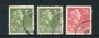 1940 - LOTTO/24067 - SVEZIA - C.M.BELLMAN 3v. - USATI