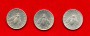 1956 - REPUBBLICA - LOTTO/M43027 - INSIEME DI 3 MONETE DA 2 LIRE 