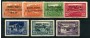 1925 - LOTTO/18733 - ALBANIA - PROCLAMAZIONE REPUBBLICA 7v. - LING.
