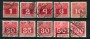 1908 - LOTTO/20576 - AUSTRIA - SEGNATASSE 10v. - USATI