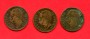 1897/1900 - REGNO - LOTTO/M42904 - 2 CENTESIMI  RE UMBERTO I°  3 ESEMPLARI  DIVERSE DATE