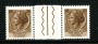 1968 - LOTTO/17421 - REPUBBLICA - 20 LIRE SIRACUSANA - COPPIA INTERSPAZIO