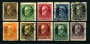 1914/20 - GERMANIA BAVIERA - EFFIGIE DI LUIGI 3° - 10v. USATI