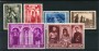 1939 - LOTTO/16803 - BELGIO - ABBAZIA DI ORVAL 6v. - LING.