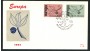 1965 - BELGIO - LOTTO/20439 - EUROPA 2v. - BUSTA FDC