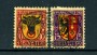 1918 - LOTTO/24584 - SVIZZERA - PRO JUVENTUTE 2v. - USATI