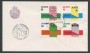 1989 - LOTTO/15304 - SAN MARINO - SPORT 4v. - BUSTA FDC
