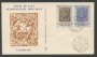 1958 - LOTTO/15932 - REPUBBLICA - VISITA DELLO SCIA 2v. - BUSTA FDC