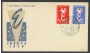 1958 - BELGIO - LOTTO/19846 - EUROPA BUSTA FDC.