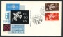 1961 - SPAGNA - LOTTO/20443 - EUROPA 2v. - BUSTA FDC