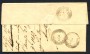 1858 - LOMBARDO VENETO - LOTTO/41001 - 15 CENT. ROSSO SU PIEGHEVOLE DA PAVIA A BELGIOIOSO