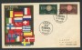 1960 - SPAGNA - LOTTO/20441 - EUROPA 2v. BUSTA FDC