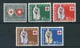1957 - LOTTO/23952 - SVIZZERA - PRO PATRIA CROCE ROSSA 5v. - NUOVI