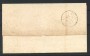 1879 - REGNO - LOTTO/40298 -  2 cent su 10 cent. LACCA  SU PIEGHO DA TORINO A SOVERZENE