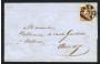 1859 - LOMBARDO VENETO - LOTTO/41000 - 10 SOLDI  SU LETTERA ANNULLO VENEZIA PER AURONZO