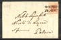 1852 - LOMBARDO VENETO - LOTTO/40528 - 15 Centesimi ROSSO SU BUSTA DA ROVIGO PER PADOVA