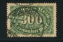 1921 - LOTTO/17771 - GERMANIA REICH - 300m. VERDE - USATO