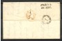 1852 - LOMBARDO VENETO - LOTTO/40528 - 15 Centesimi ROSSO SU BUSTA DA ROVIGO PER PADOVA
