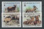 1988 - LOTTO/19296 - TCHAD -  MUFLONE 4v. - NUOVI