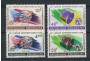 1965 - REP. RUANDA - LOTTO/19441 -  CENTENARIO U.I.T. 4v. - NUOVI