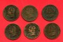 1867 - STATO PONTIFICIO - LOTTO/M48077 - 1 SOLDO PAPA  PIO IX° - INSIEME DI 6 ESEMPLARI