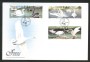 1991 - ISOLA DI MAN - LOTTO/41830 - FAUNA CIGNI  6v. - BUSTA FDC
