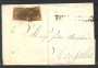 1856 - STATO PONTIFICIO - LOTTO/40768 - 3 BAJ COPPIA SU LETTERA PER SENIGALLIA