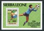 1986 - SIERRA LEONE - LOTTO/19824 - CALCIO MESSICO 86 - FOGLIETTO