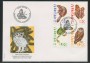 1995 - LOTTO/24589 - SVIZZERA - SPECIE DI ANIMALI IN ESTINZIONE 4v. - BUSTA FDC