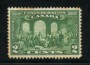 1927 - LOTTO/20490 - CANADA - 2c. VERDE CONFEDERAZIONE - LING.