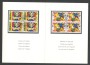 1992 - SVIZZERA - LOTTO/43476F - IL CIRCO   4v. - USATI IN QUARTINE SU FOLDER