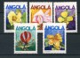 1985 - ANGOLA - LOTTO/19770 -  FIORI 5V. - NUOVI