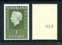 1969/73 - LOTTO/23887 - OLANDA - 1 GULDEN VERDE REGINA GIULIANA CON CIFRA - NUOVO