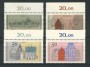 1975 - LOTTO/18965 - GERMANIA FEDERALE - PATRIMONIO ARCHITETTONICO 4v. - NUOVI