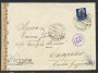 1944 - REPUBBLICA SOCIALE - LOTTO/40598 - BUSTA PER LA SVIZZERA VERIFICATA PER CENSURA DA SALUZZO