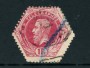 1871/78 - LOTTO/24295 - BELGIO - TELEGRAFO - 1 Fr .ROSA - USATO