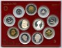 1986 - REPUBBLICA - LOTTO/M47945 - SERIE COMPLETA DI 11 MONETE FONDO SPECCHIO