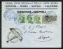 1926 - REGNO - LOTTO/40023 - BUSTA DEL  PRIMO VOLO GENOVA -ROMA-NAPOLI -  PALERMO