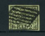 STATO PONTIFICIO - 1852 - LOTTO/23434 - 2 BAJ VERDE OLIVA - USATO