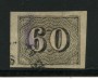 1850/66 - LOTTO/16572 - BRASILE -  60r.  CIFRA NERO - USATO