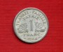 1944 - LOTTO/M21774 - FRANCIA - 1 FRANCO DOPPIA ASCIA